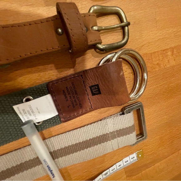 Ladies Assorted Belt Set - Beige, Green, Off White, Navy Blue - Picture 7 of 9